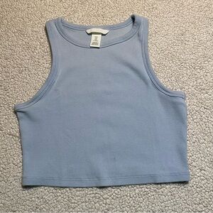 H&M Light Blue Crop Tank